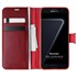Microsonic Samsung Galaxy S7 Edge Kılıf Delux Leather Wallet Kırmızı 1