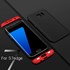 Microsonic Samsung Galaxy S7 Edge Kılıf Double Dip 360 Protective Siyah Kırmızı 4