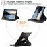 Microsonic Samsung Galaxy Tab A 8 2019 T290 Kılıf 360 Rotating Stand Deri Gümüş 4