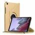 Microsonic Samsung Galaxy Tab A7 Lite T225 Kılıf 360 Rotating Stand Deri Gold 1