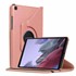 Microsonic Samsung Galaxy Tab A7 Lite T225 Kılıf 360 Rotating Stand Deri Rose Gold 1