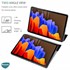 Microsonic Samsung Galaxy Tab S7 Plus T970 Kılıf Slim Translucent Back Smart Cover Mavi 3