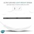 Microsonic Samsung Galaxy Tab S8 Ultra X900 Kılıf Slim Translucent Back Smart Cover Gümüş 5