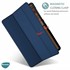 Microsonic Samsung Galaxy Tab S9 FE Kılıf Slim Translucent Back Smart Cover Lacivert 4