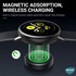 Microsonic Samsung Galaxy Watch 6 Classic 43mm Manyetik USB Şarj Kablosu Siyah 2