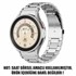 Microsonic Samsung Galaxy Watch FE Solid Steel Kordon Gümüş 3