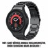 Microsonic Samsung Galaxy Watch FE Solid Steel Kordon Siyah 3