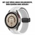 Microsonic Samsung Galaxy Watch FE Kordon Ribbon Line Beyaz 2