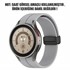 Microsonic Samsung Galaxy Watch FE Kordon Ribbon Line Gri 2