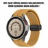 Microsonic Samsung Galaxy Watch FE Kordon Ribbon Line Sarı 2