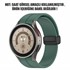 Microsonic Samsung Galaxy Watch FE Kordon Ribbon Line Yeşil 2