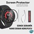 Microsonic Samsung Galaxy Watch 5 Pro 45mm Tam Kaplayan Nano Cam Ekran Koruyucu Siyah 3