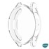 Microsonic Samsung Galaxy Watch 6 40mm Kılıf Ekranı Tam Kaplayan 360 Full Round Soft Silicone Şeffaf 2