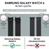 Microsonic Samsung Galaxy Watch 7 40mm Kordon Milano Loop Gümüş 3