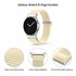 Microsonic Samsung Galaxy Watch 8 40mm Kordon FlexWeave Kumaş Bej 4