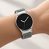 Microsonic Samsung Galaxy Watch 8 40mm Kordon FlexWeave Kumaş Gri 3