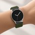 Microsonic Samsung Galaxy Watch 8 40mm Kordon FlexWeave Kumaş Haki 3