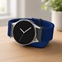 Microsonic Samsung Galaxy Watch 8 40mm Kordon FlexWeave Kumaş Lacivert 5