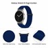 Microsonic Samsung Galaxy Watch 8 40mm Kordon FlexWeave Kumaş Lacivert 4
