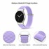 Microsonic Samsung Galaxy Watch 8 40mm Kordon FlexWeave Kumaş Lila 4