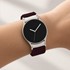 Microsonic Samsung Galaxy Watch 8 40mm Kordon FlexWeave Kumaş Mürdüm 3