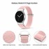 Microsonic Samsung Galaxy Watch 8 40mm Kordon FlexWeave Kumaş Pembe 4