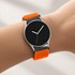 Microsonic Samsung Galaxy Watch 8 40mm Kordon FlexWeave Kumaş Turuncu 3