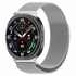 Microsonic Samsung Galaxy Watch 8 44mm Milanese Loop Kordon Gümüş 2