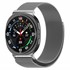 Microsonic Samsung Galaxy Watch 8 44mm Milanese Loop Kordon Koyu Gri 2