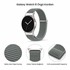 Microsonic Samsung Galaxy Watch 8 Classic 46mm Kordon FlexWeave Kumaş Gri 4