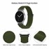 Microsonic Samsung Galaxy Watch 8 Classic 46mm Kordon FlexWeave Kumaş Haki 4