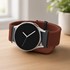 Microsonic Samsung Galaxy Watch 8 Classic 46mm Kordon FlexWeave Kumaş Kahverengi 5