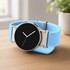 Microsonic Samsung Galaxy Watch 8 Classic 46mm Kordon FlexWeave Kumaş Mavi 5