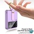 Microsonic Samsung Galaxy Z Flip 3 Kılıf Ring Fall Platinum Pembe 3