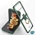 Microsonic Samsung Galaxy Z Flip 3 Kılıf Ring Loft Clear Koyu Yeşil 2