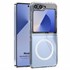 Microsonic Samsung Galaxy Z Flip 7 FE Kılıf MagSafe Clear Soft Şeffaf 1