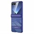 Microsonic Samsung Galaxy Z Flip 7 Kılıf Clarity Stand Lacivert 1