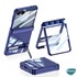 Microsonic Samsung Galaxy Z Flip 7 Kılıf Clarity Stand Lacivert 2