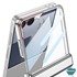 Microsonic Samsung Galaxy Z Flip 7 Kılıf Clarity Stand Gümüş 7