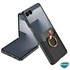Microsonic Samsung Galaxy Z Flip 7 Kılıf LuxRing Wallet Siyah 2