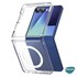 Microsonic Samsung Galaxy Z Flip 7 Kılıf MagSafe Clear Soft Şeffaf 2