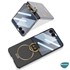 Microsonic Samsung Galaxy Z Flip 7 Kılıf Ring Fall Platinum Titanyum 3
