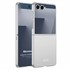 Microsonic Samsung Galaxy Z Flip 7 Kılıf Shape Hard Cover Gümüş 1