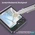 Microsonic Samsung Galaxy Z Flip 7 Tam Kaplayan Temperli Cam Ekran Koruyucu Siyah 3