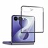 Microsonic Samsung Galaxy Z Flip 8 Tam Kaplayan Temperli Cam Ekran Koruyucu Siyah 1