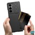 Microsonic Samsung Galaxy Z Fold 5 Kılıf Card Holder Slide Siyah 4