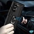 Microsonic Samsung Galaxy Z Fold 5 Kılıf Military Ring Holder Siyah 2