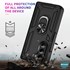 Microsonic Samsung Galaxy Z Fold 5 Kılıf Military Ring Holder Siyah 4