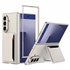 Microsonic Samsung Galaxy Z Fold 7 Kılıf LuxGrip Wallet Bej 1