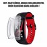 Microsonic Samsung Gear Fit 2 Pro Kılıf 360 Full Round Soft Silicone Şeffaf 2